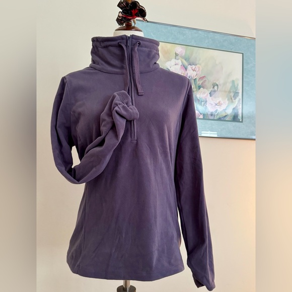 REI Jackets & Blazers - Women’s REI Co-op quarter-zip hoodie a soft, lightweight fleece pullover